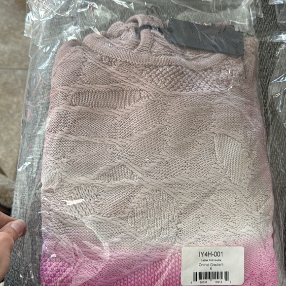 Twenty Montreal Crossover Netting Sweater Dip Dye Hoodie Size S - Picture 8 of 8